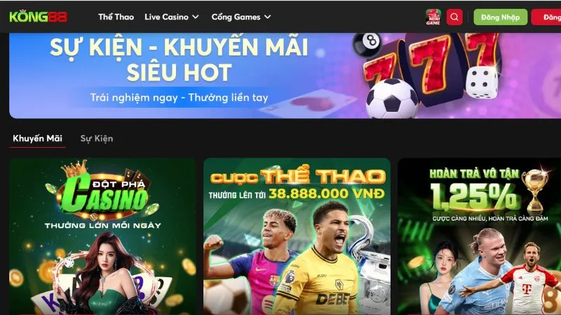 Các Trò Chơi Hàng Đầu Tại KONG88 Các Trò Chơi Hàng Đầu Tại KONG88